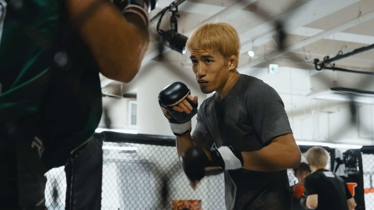 テレ玉で25日から29日までの5夜連続で放送の特集「Fighter'S Code～朝倉海　究極の挑戦へ～」(C)テレ玉
