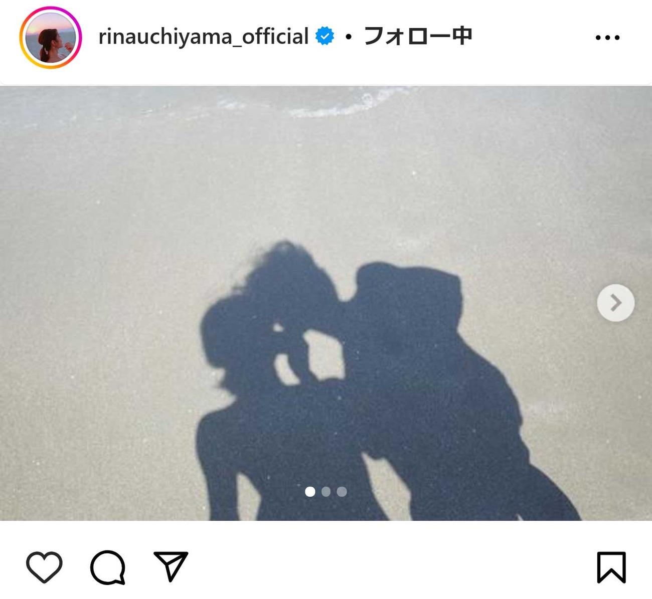 内山理名のインスタグラムから