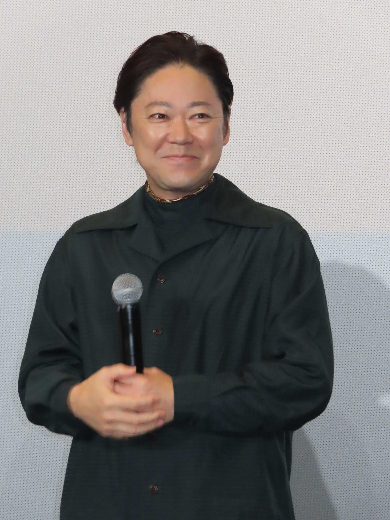 映画「はたらく細胞」の舞台あいさつに出席した阿倍サダヲ