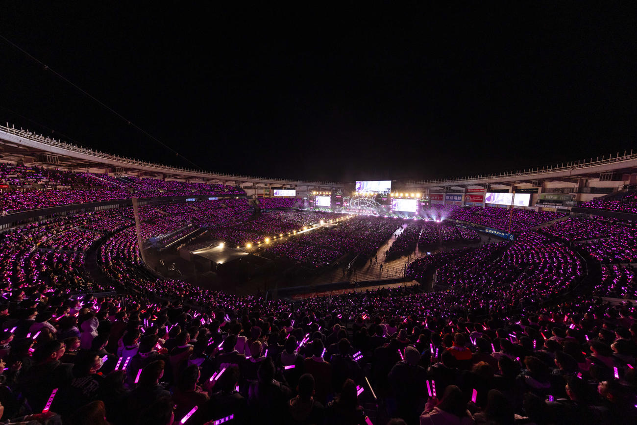 櫻坂46「4th YEAR ANNIVERSARY LIVE」の会場（上山陽介氏撮影）