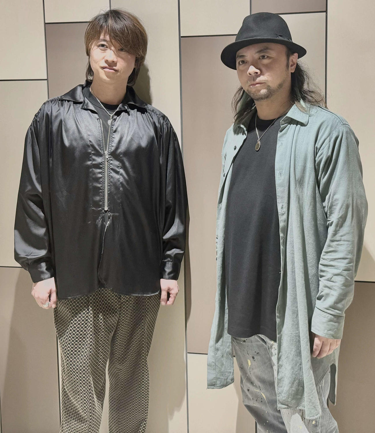 チキンナゲッツの藤本成史（左）と村田仁志