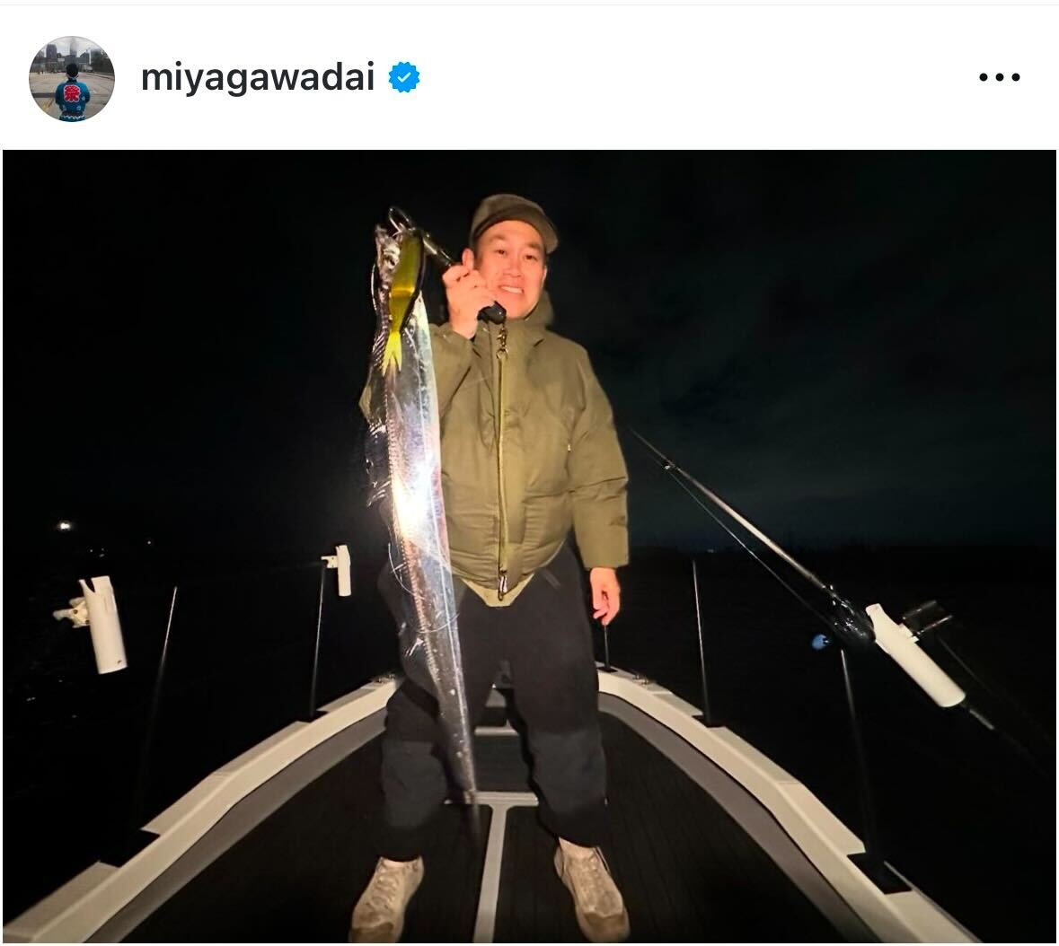宮川大輔のインスタグラムから