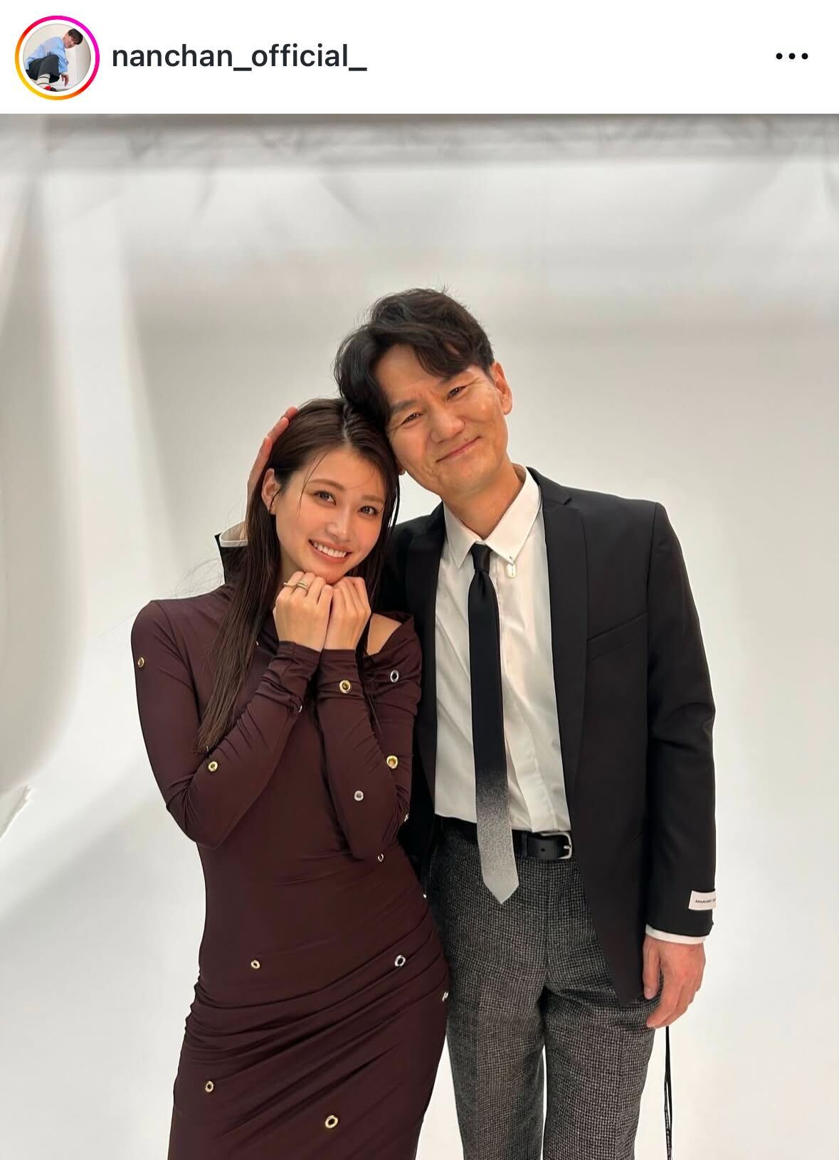 南原清隆のインスタグラムから