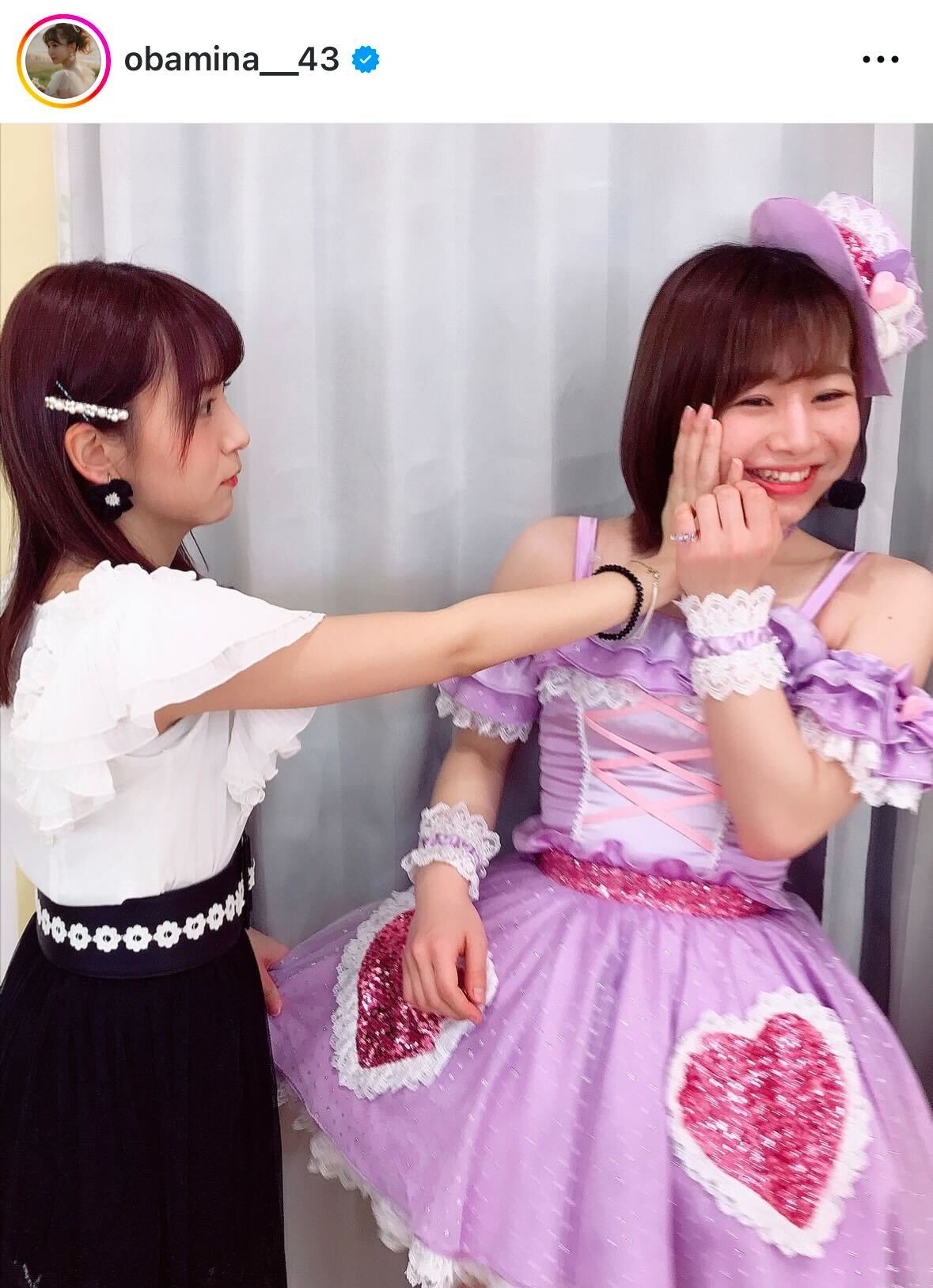 大場美奈のインスタグラムから