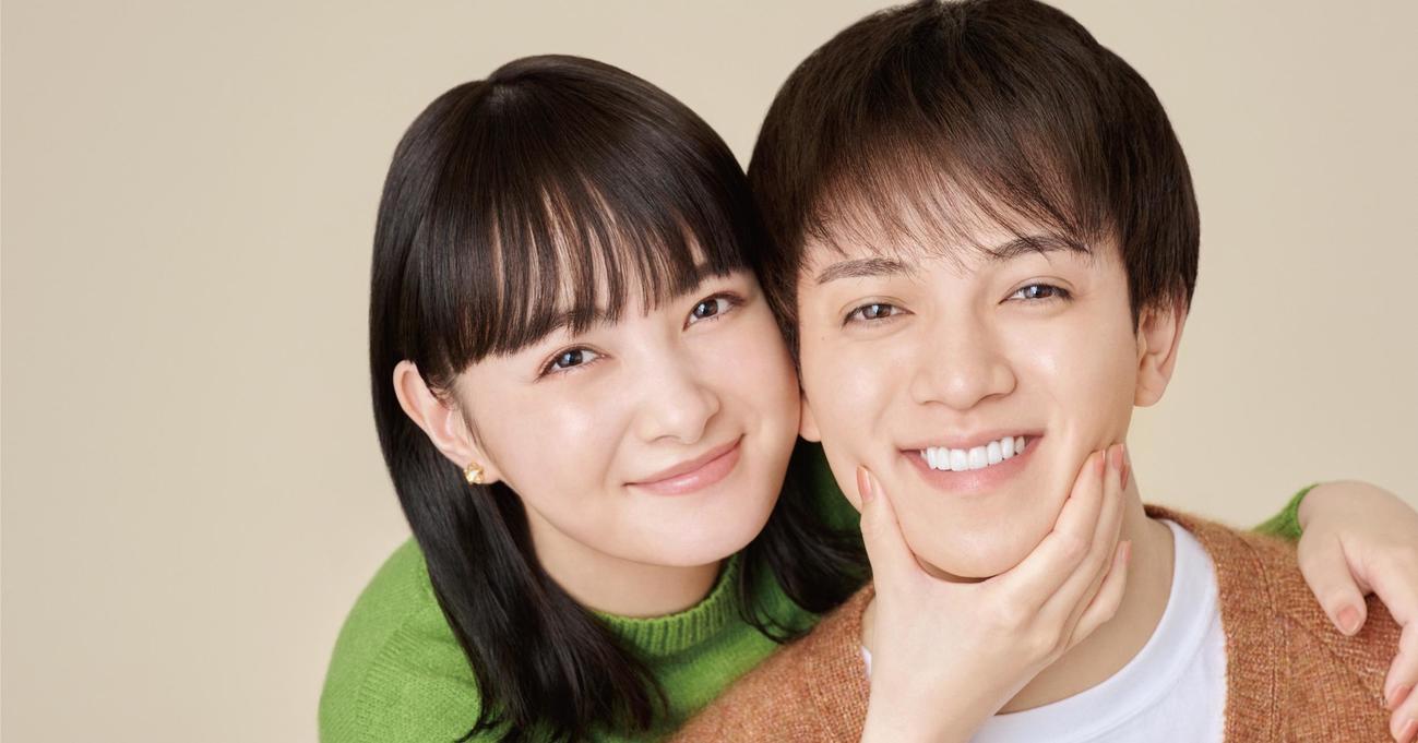 テレビ朝日2025年1月期ドラマ「ホンノウスイッチ」でダブル主演する葵わかな（左）と宮近海斗