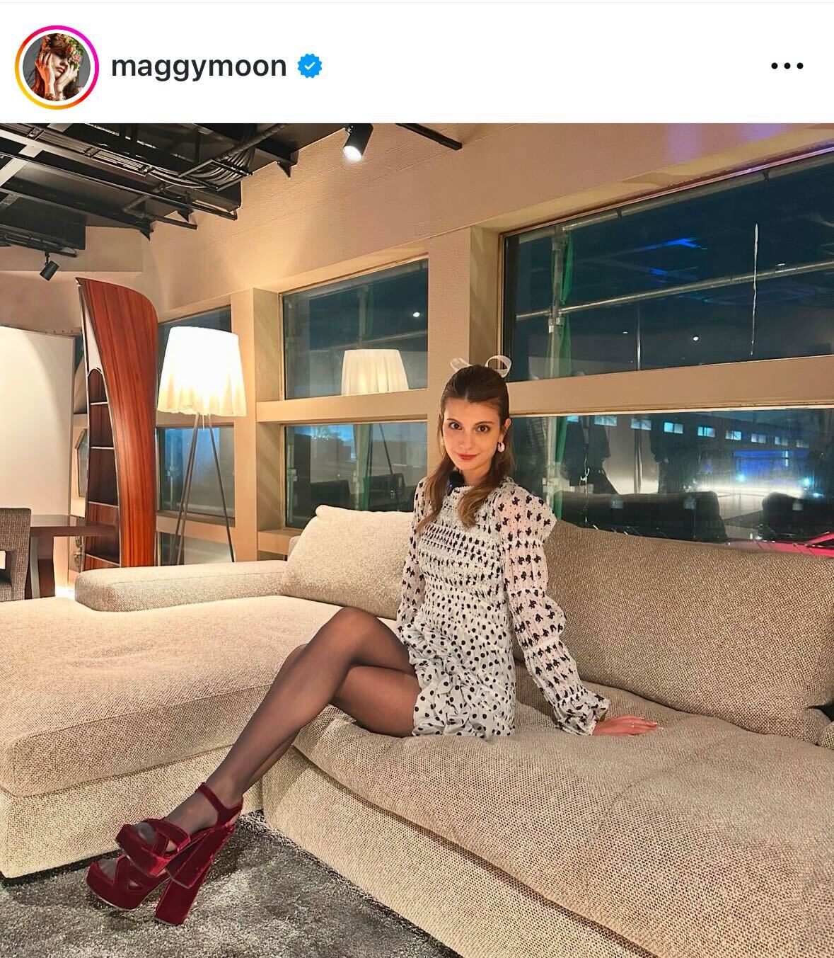 マギーのインスタグラムから