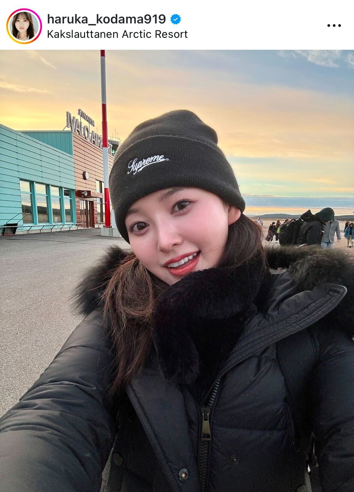 兒玉遥のインスタグラムから