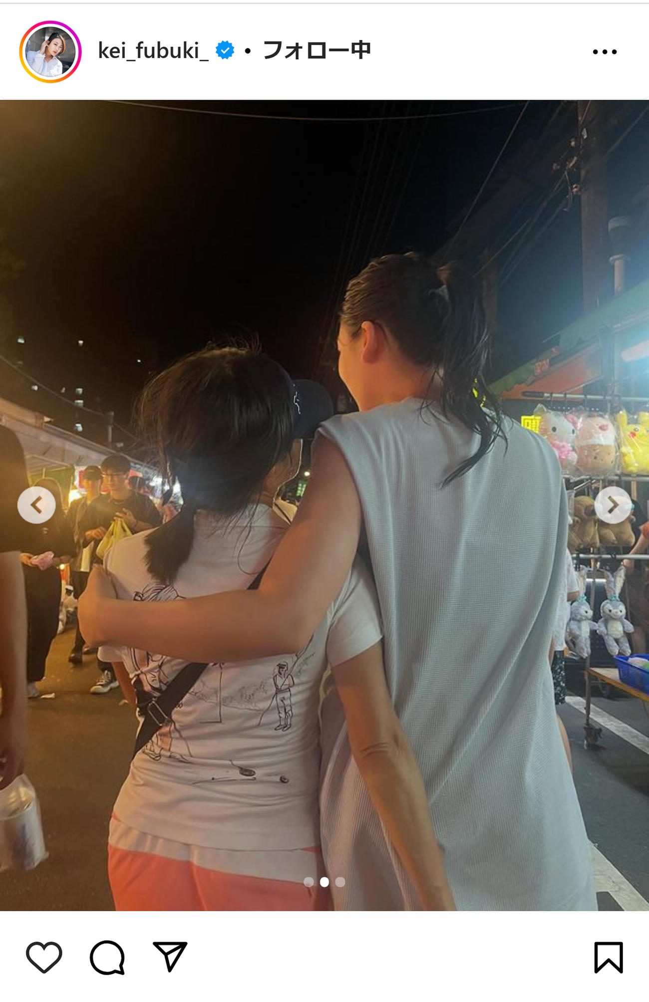 風吹ケイのインスタグラムから