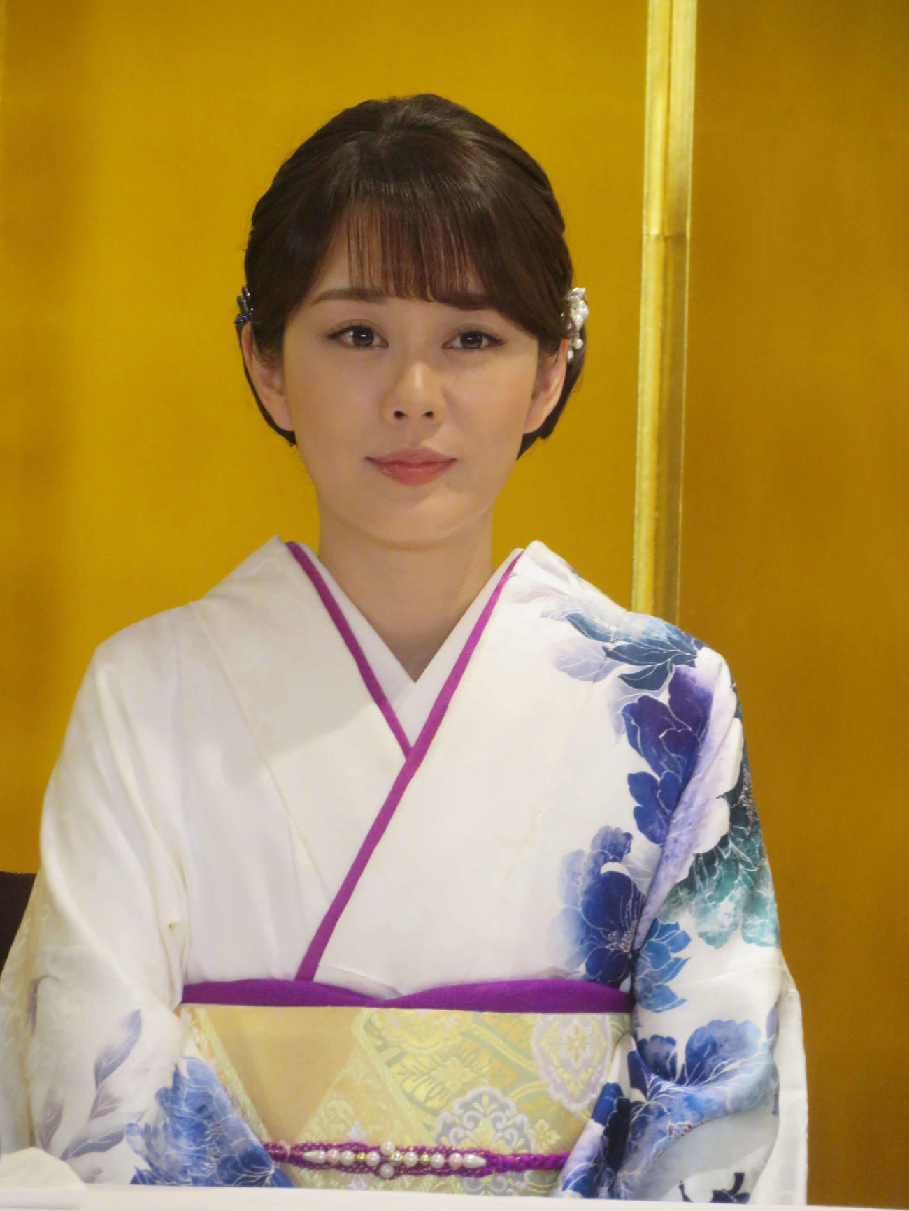 初主演舞台「おちか奮闘記」取材会に出席した丘みどり