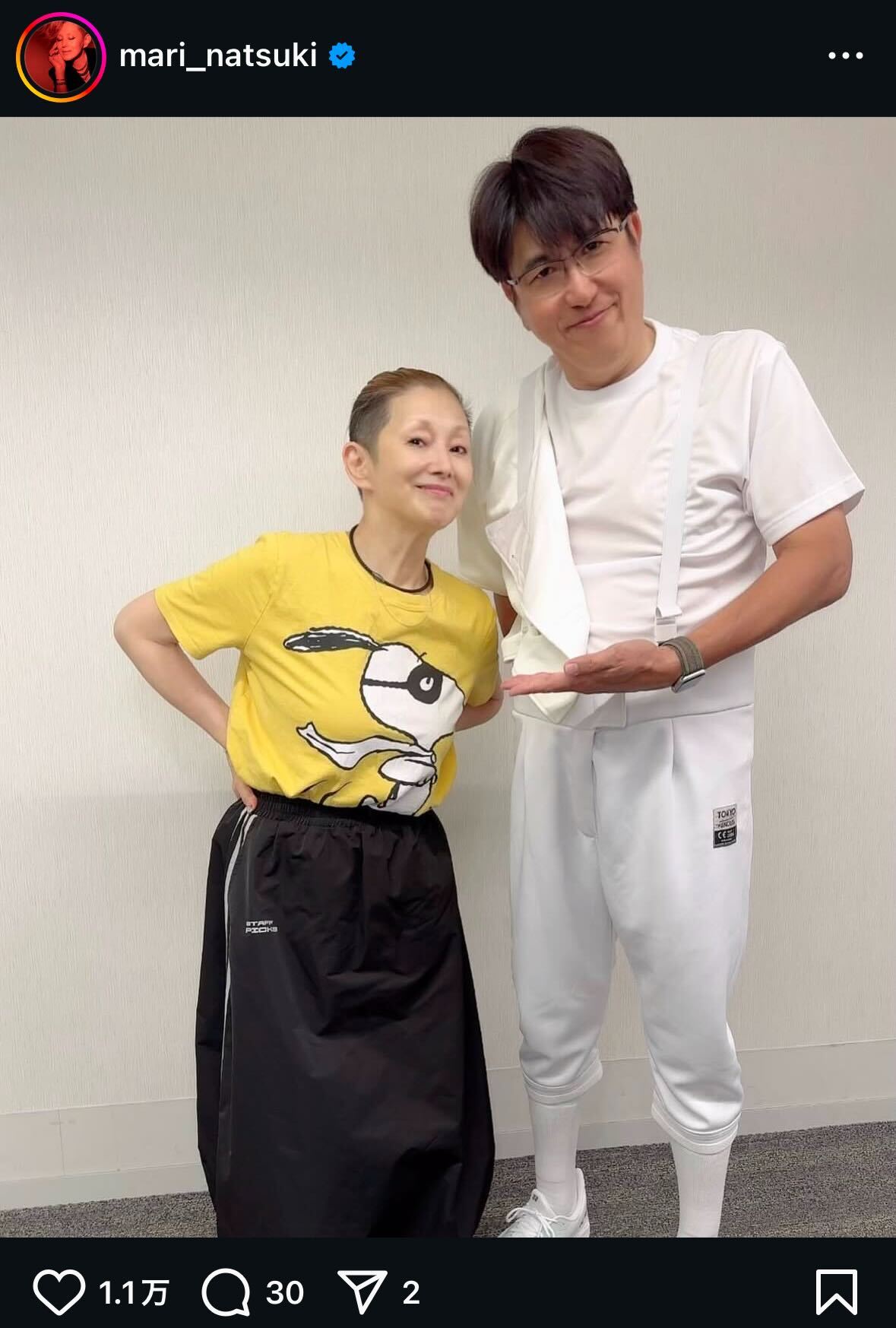 夏木マリインスタグラムから