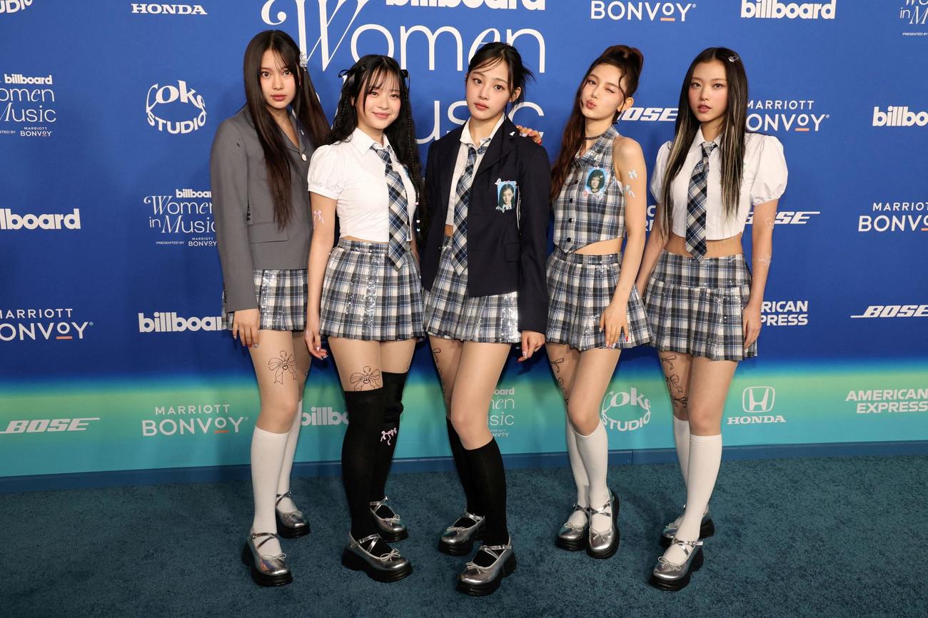 NewJeans（2024年3月撮影、ロイター）