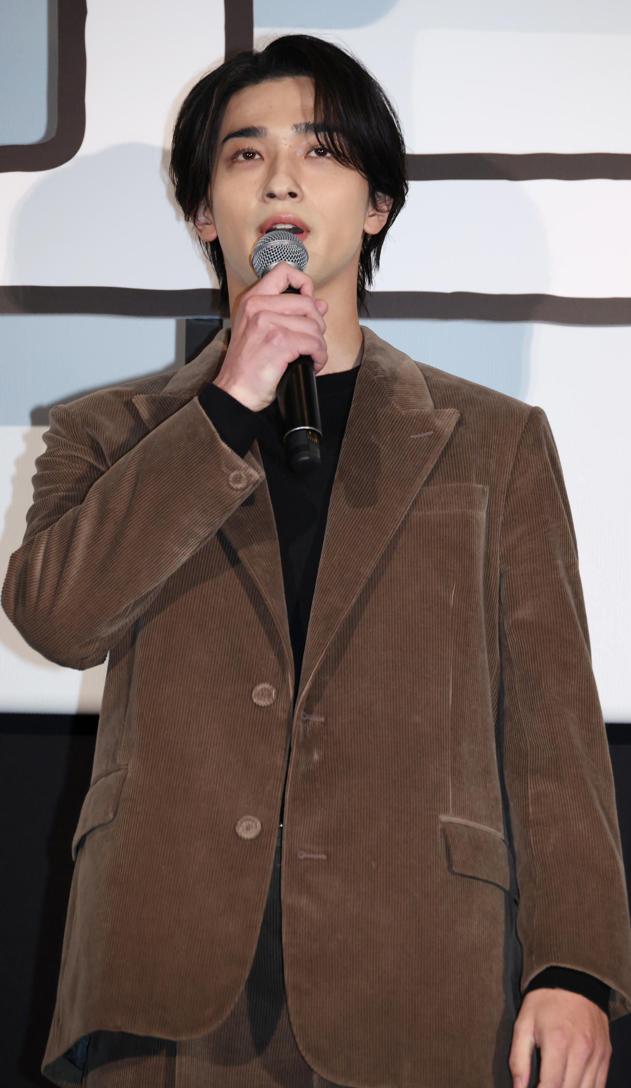 映画「正体」公開初日舞台あいさつを行った横浜流星（撮影・中島郁夫）