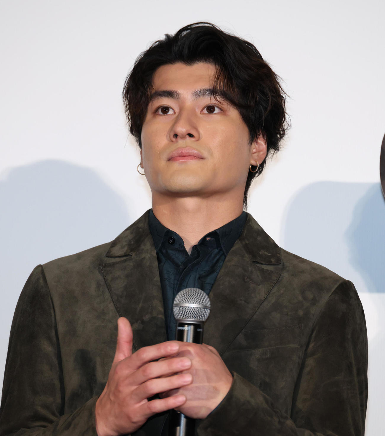 映画「正体」公開初日舞台あいさつを行った森本慎太郎（撮影・中島郁夫）