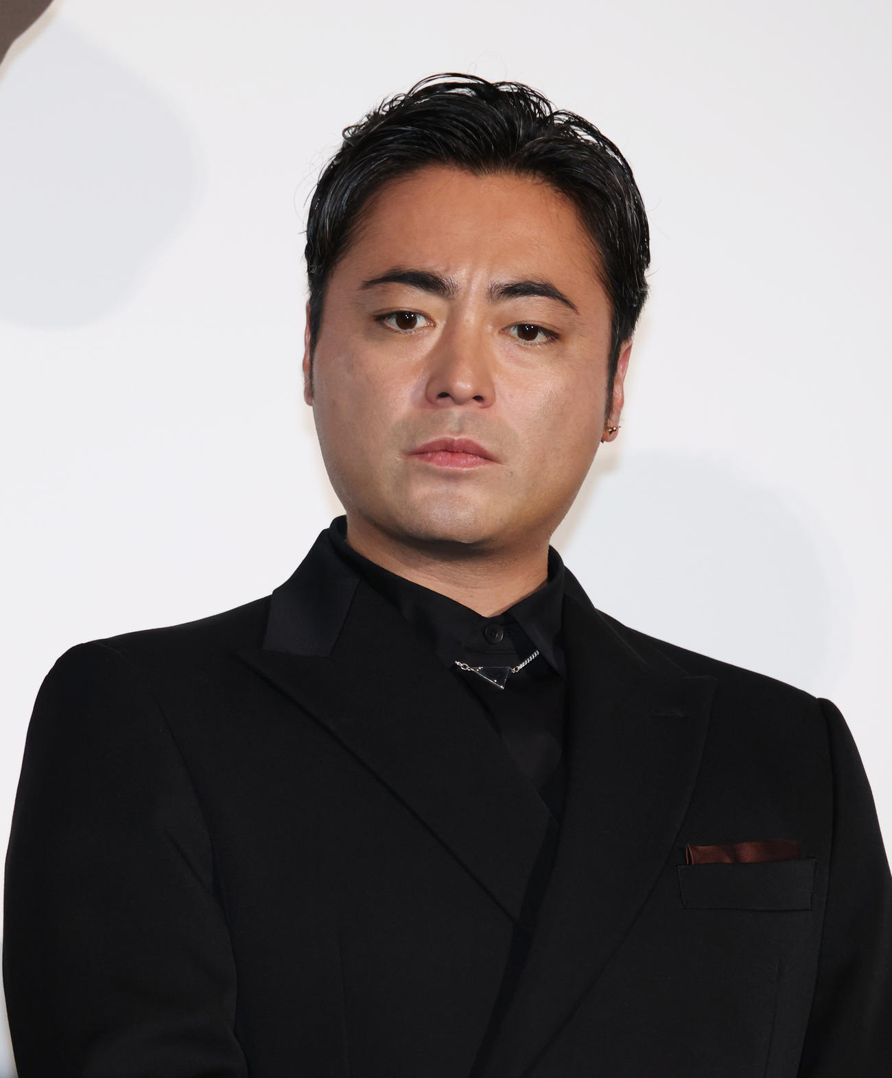 映画「正体」公開初日舞台あいさつを行った山田孝之（撮影・中島郁夫）