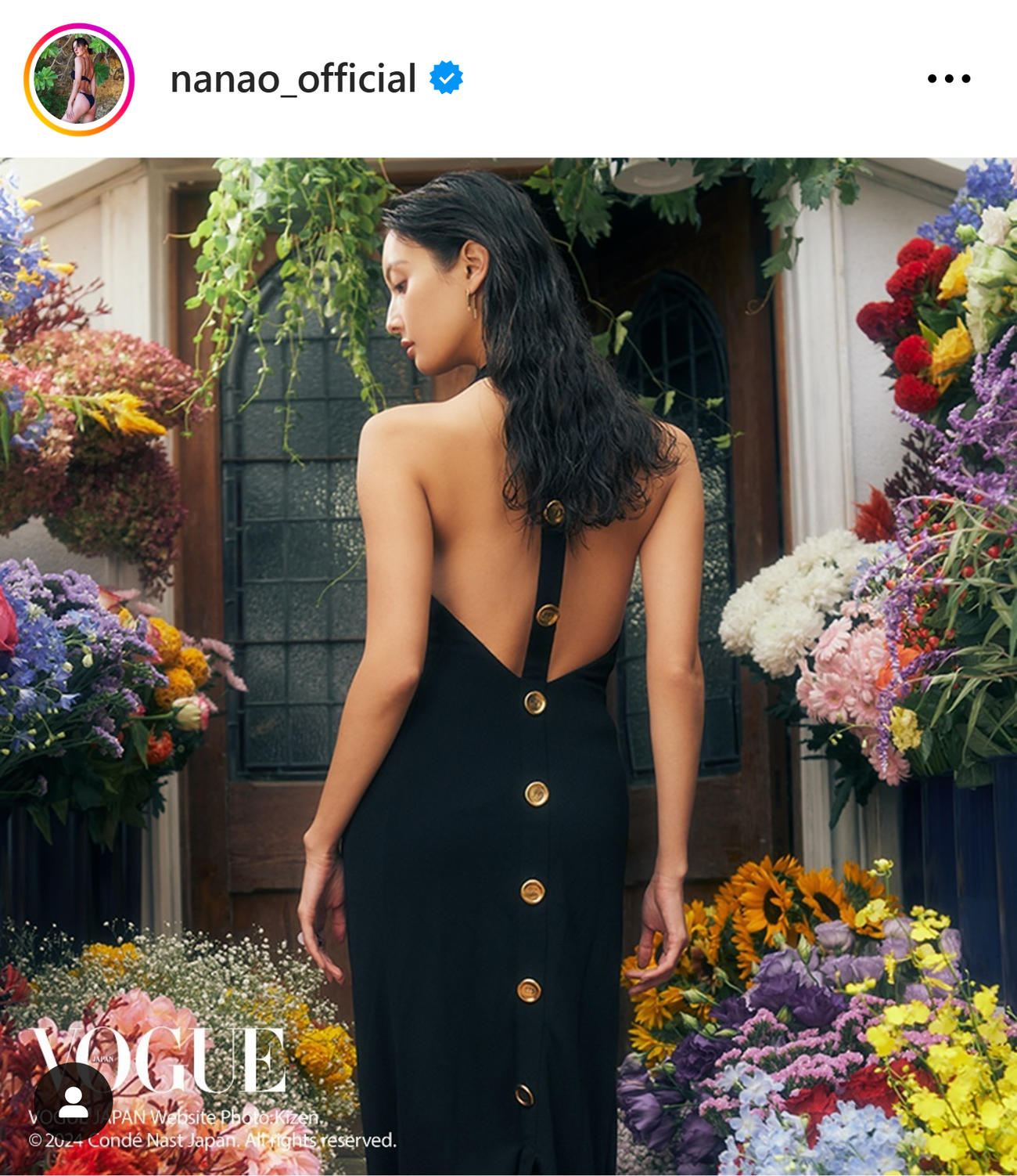 菜々緒のインスタグラムから