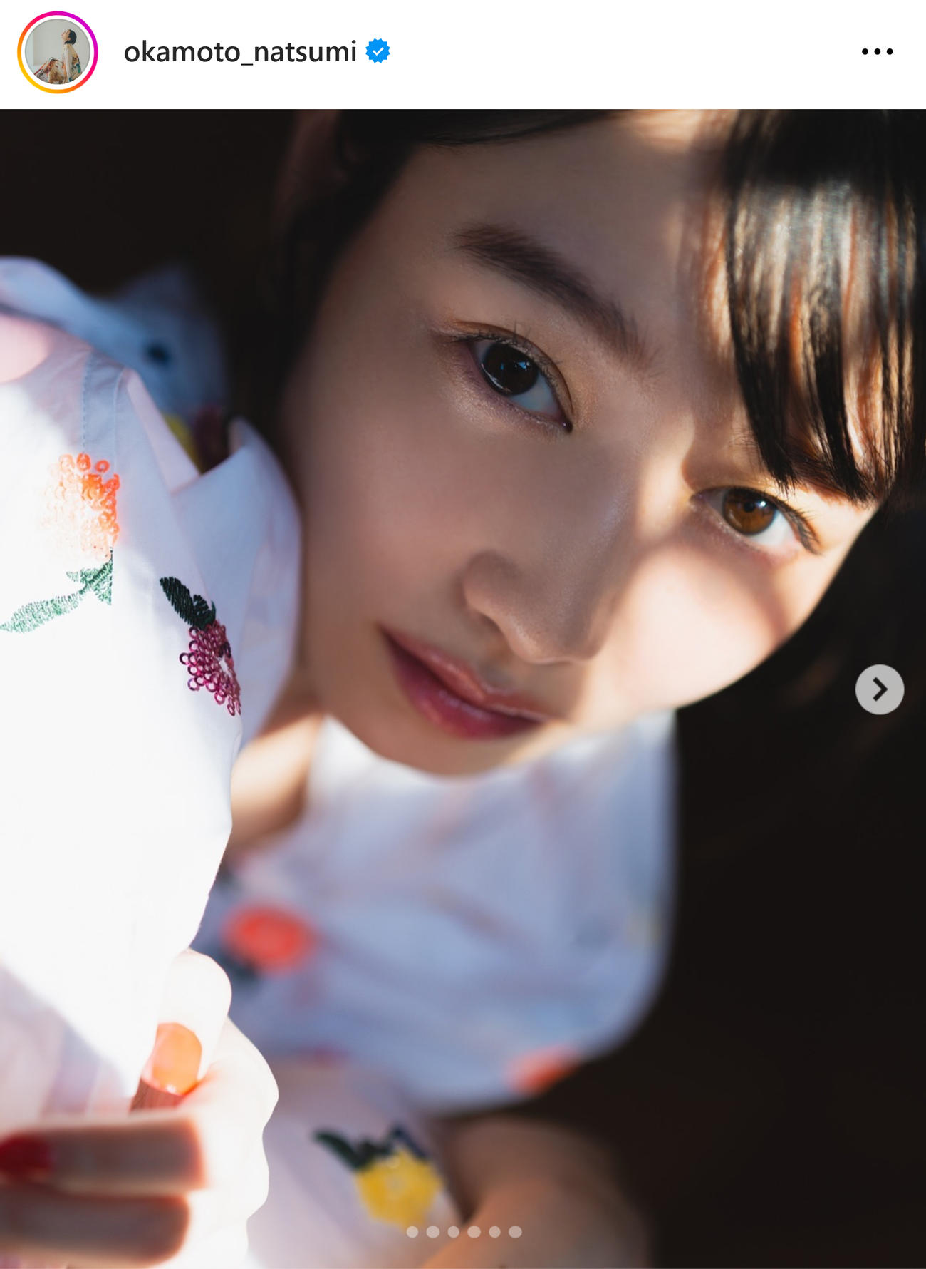 岡本夏美のインスタグラムから