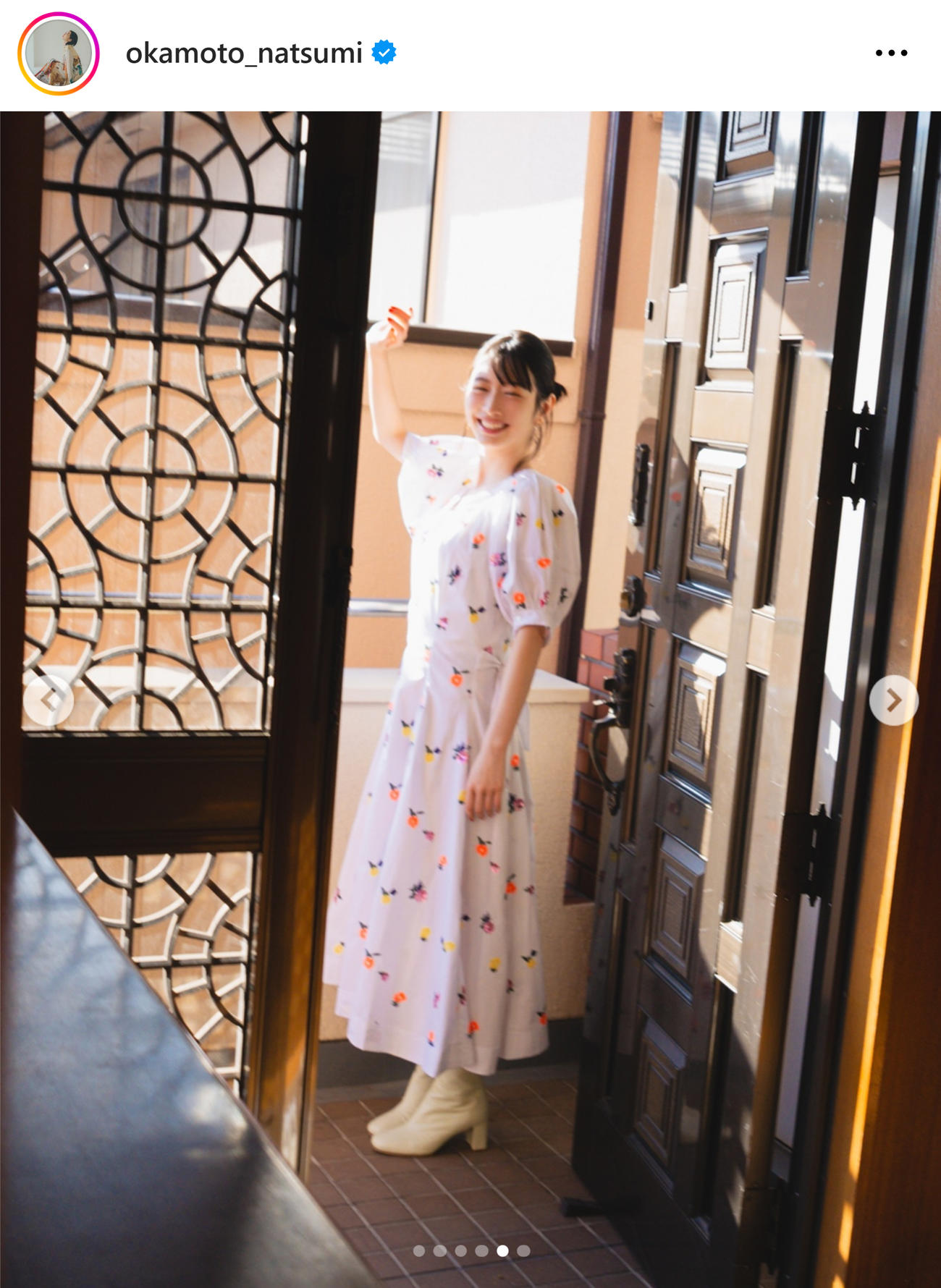 岡本夏美のインスタグラムから