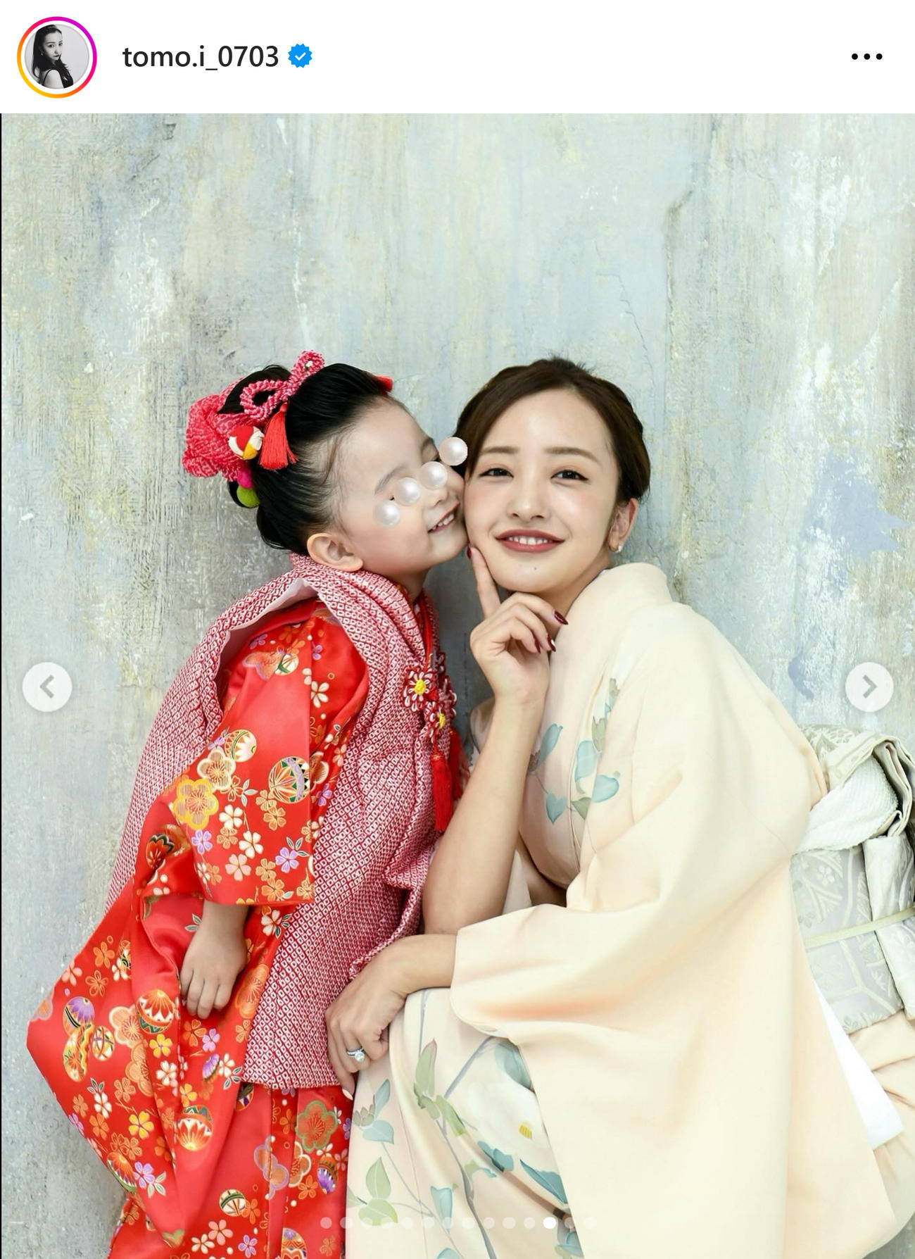 板野友美のインスタグラムから