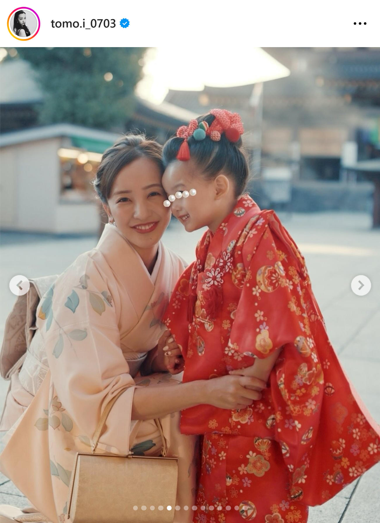 板野友美のインスタグラムから