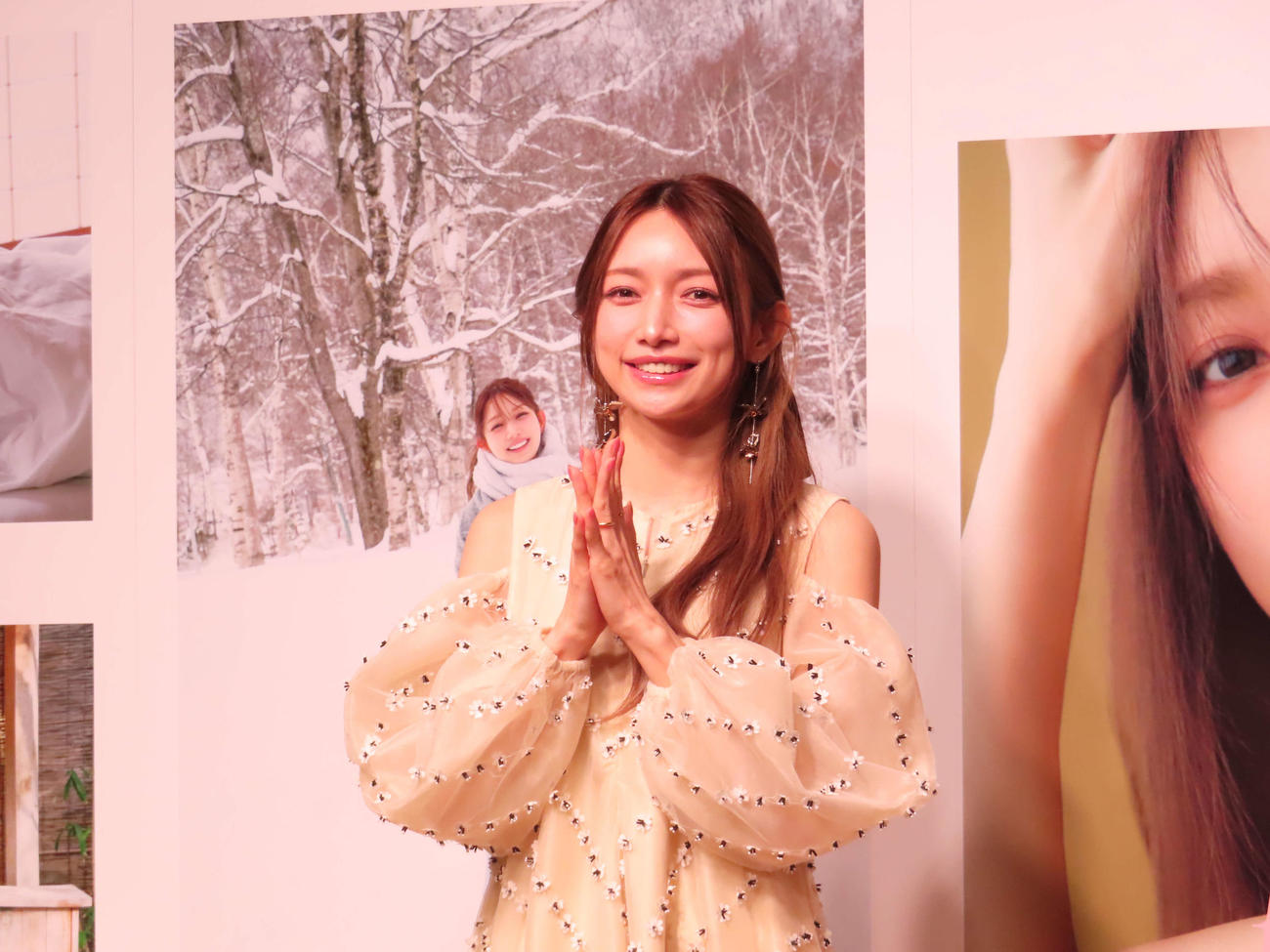 デビュー25周年記念写真集「flos」発売記念会見に出席した後藤真希