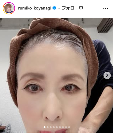 小柳ルミ子のインスタグラムから
