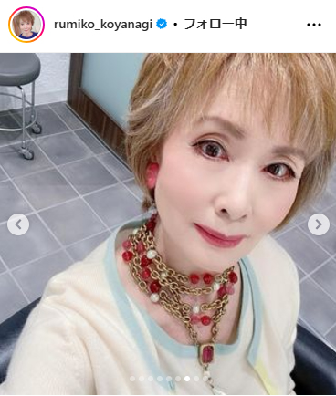 小柳ルミ子のインスタグラムから