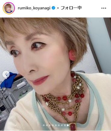 小柳ルミ子のインスタグラムから