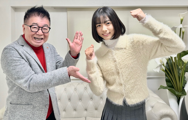 生島ヒロシ（左）と増田有沙