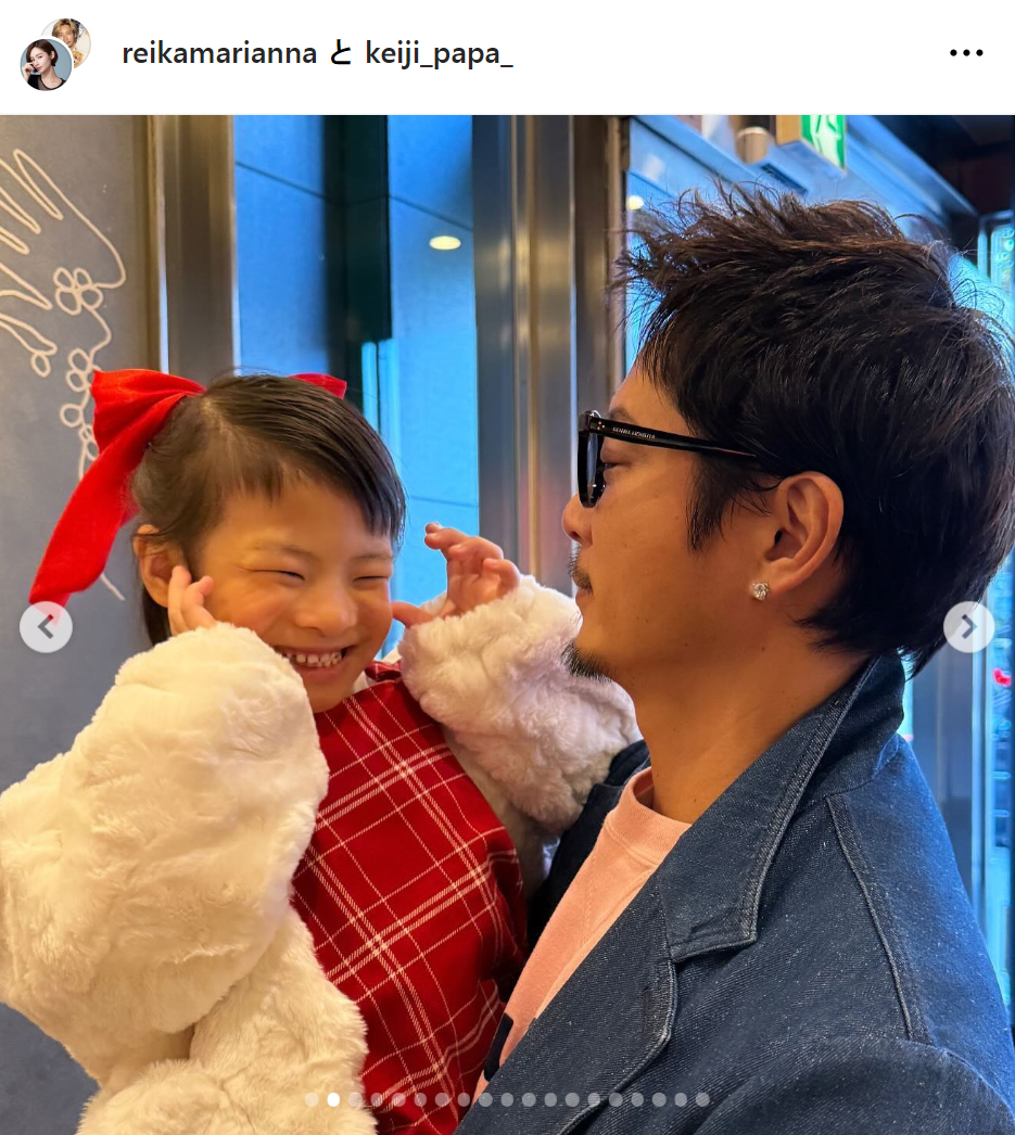 宮崎麗果さんのインスタグラムから