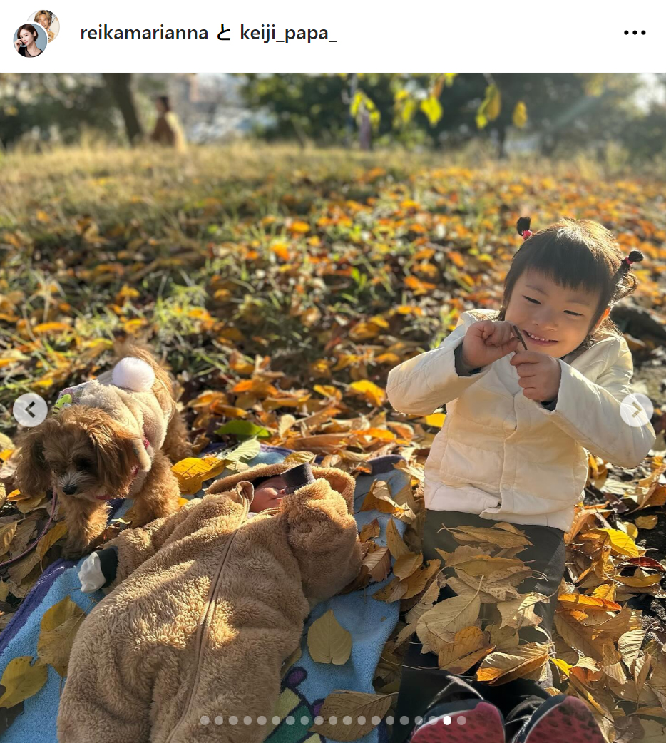 宮崎麗果さんのインスタグラムから