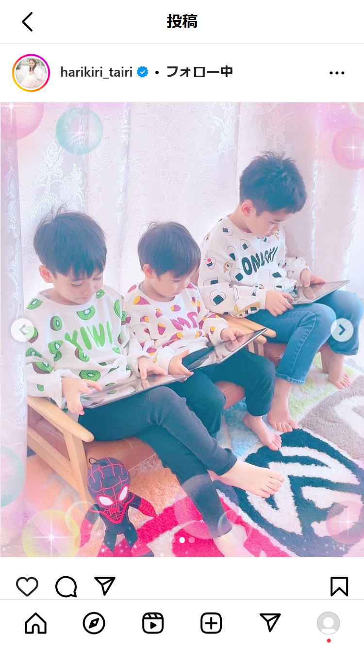 平愛梨のインスタグラムから