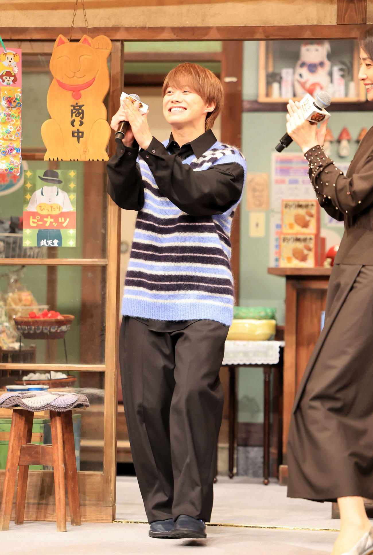映画「ふしぎ駄菓子屋　銭天堂」完成披露試写会に登場した大橋和也（撮影・浅見桂子）