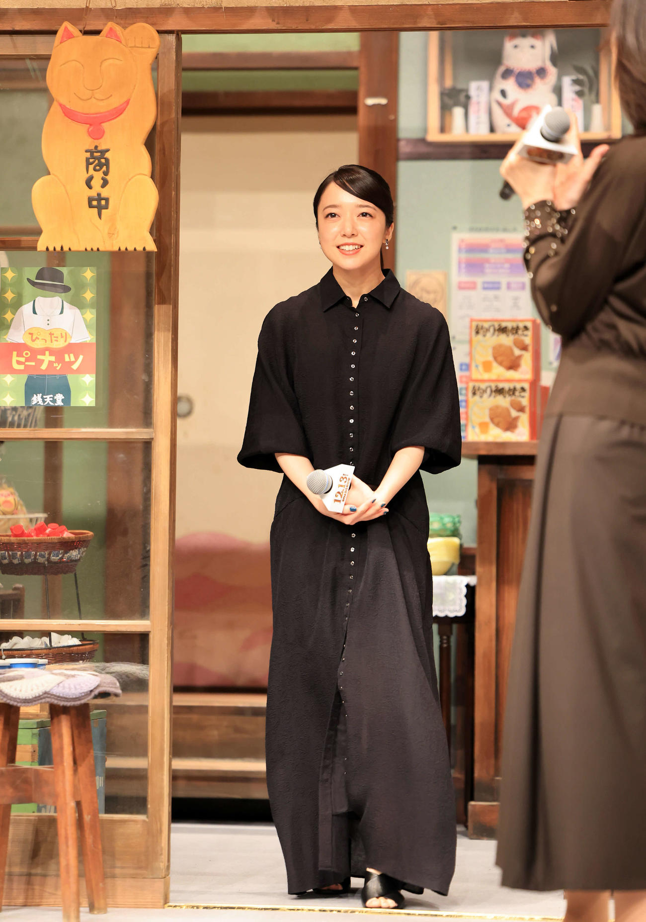 映画「ふしぎ駄菓子屋　銭天堂」完成披露試写会に登場した上白石萌音（撮影・浅見桂子）