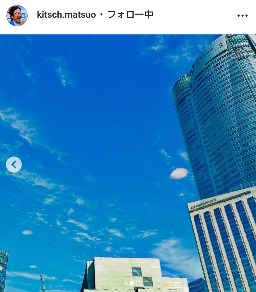 松尾貴史のインスタグラムから