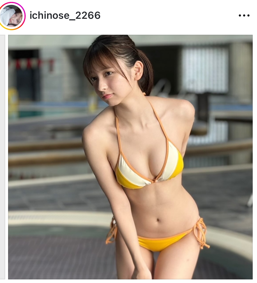 一ノ瀬瑠菜のインスタグラムから