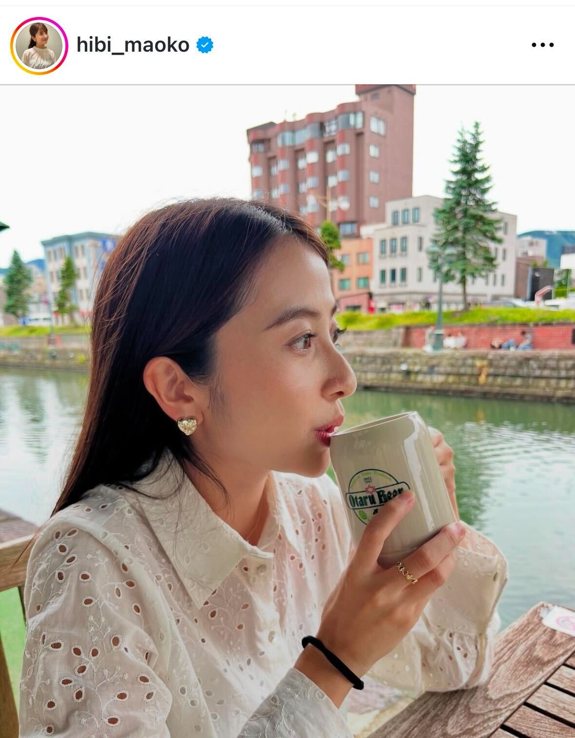日比麻音子アナのインスタグラムから