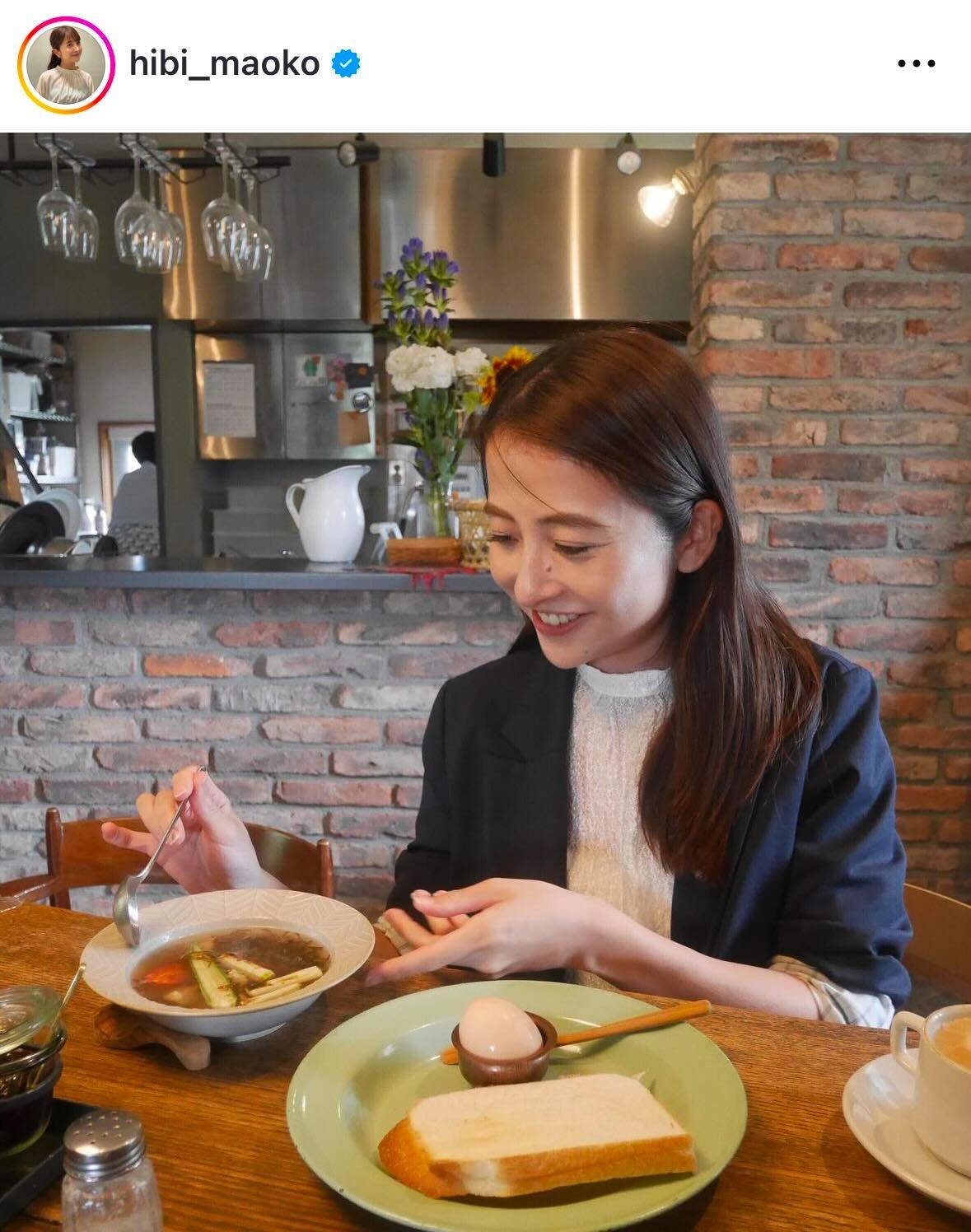 日比麻音子アナのインスタグラムから