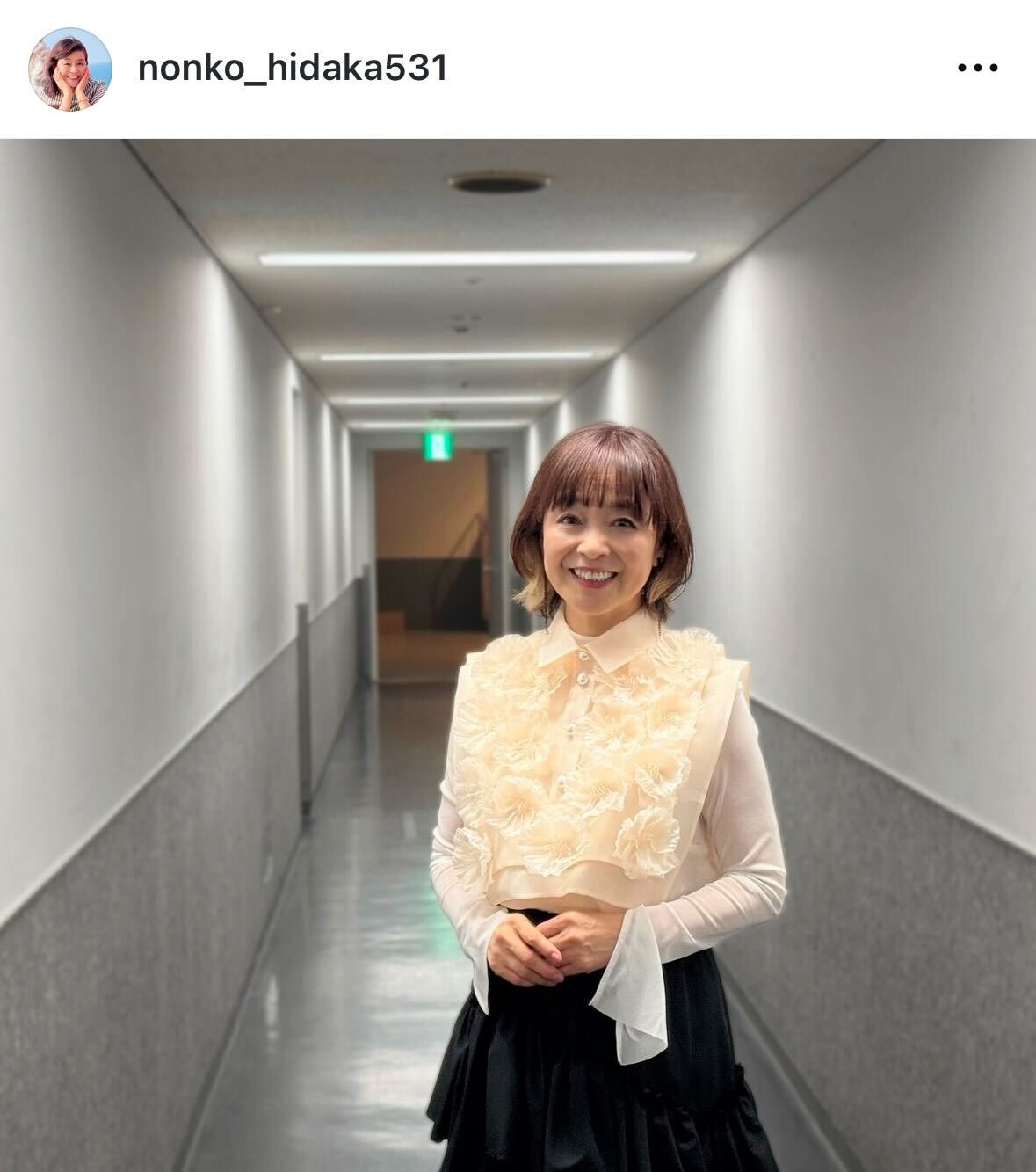 日高のり子のインスタグラムから