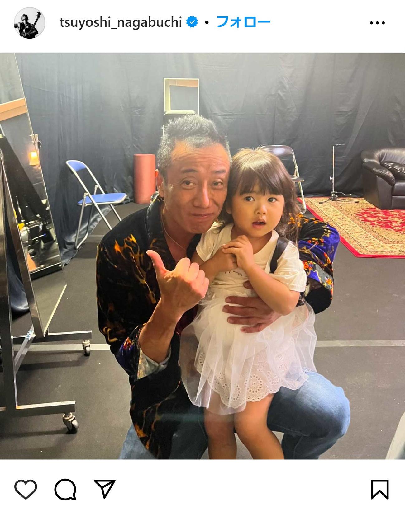 長渕剛のインスタグラムから