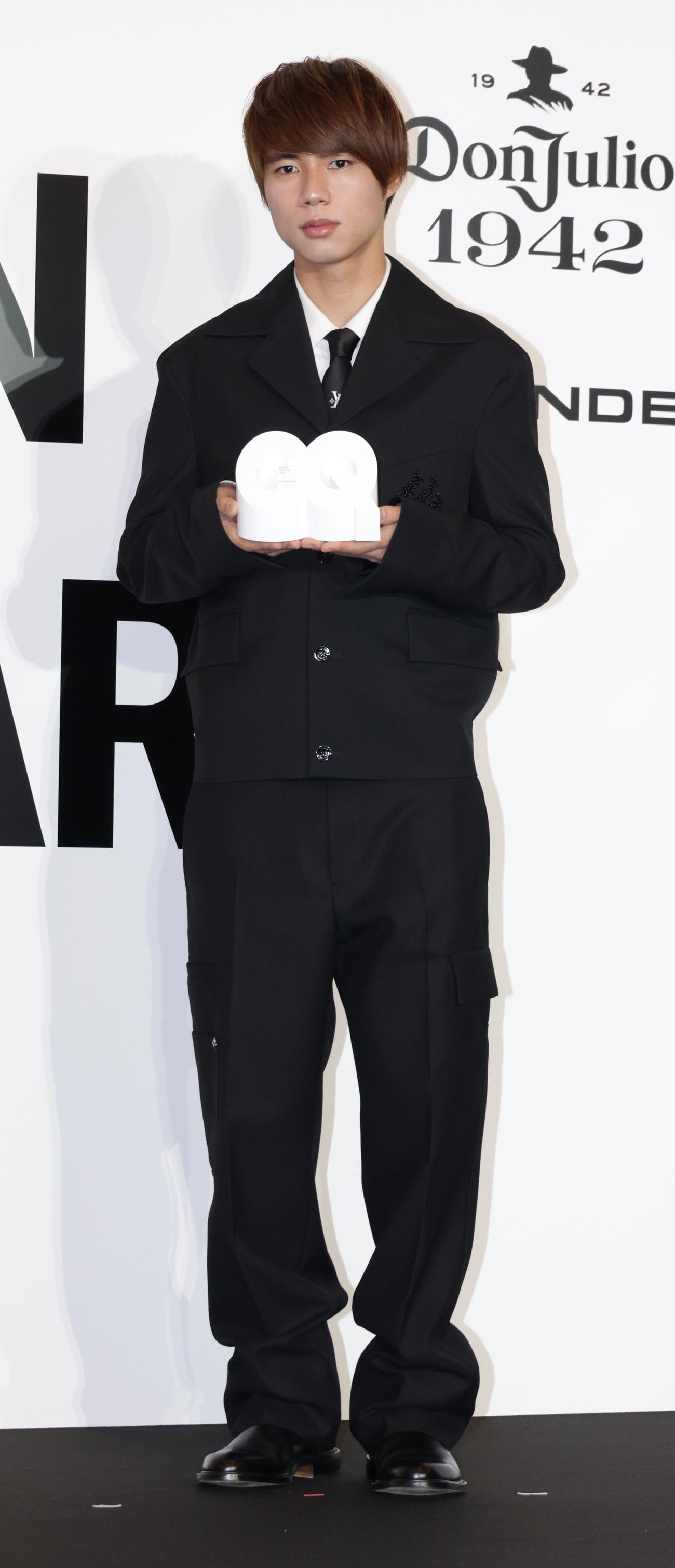 「GQ MEN OF THE YEAR 2024」ベスト・アスリート賞を受賞した堀米（撮影・中島郁夫）
