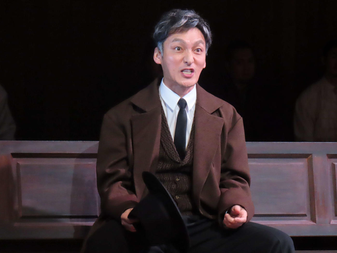 舞台「ヴェニスの商人」公開舞台稽古を行う草なぎ剛