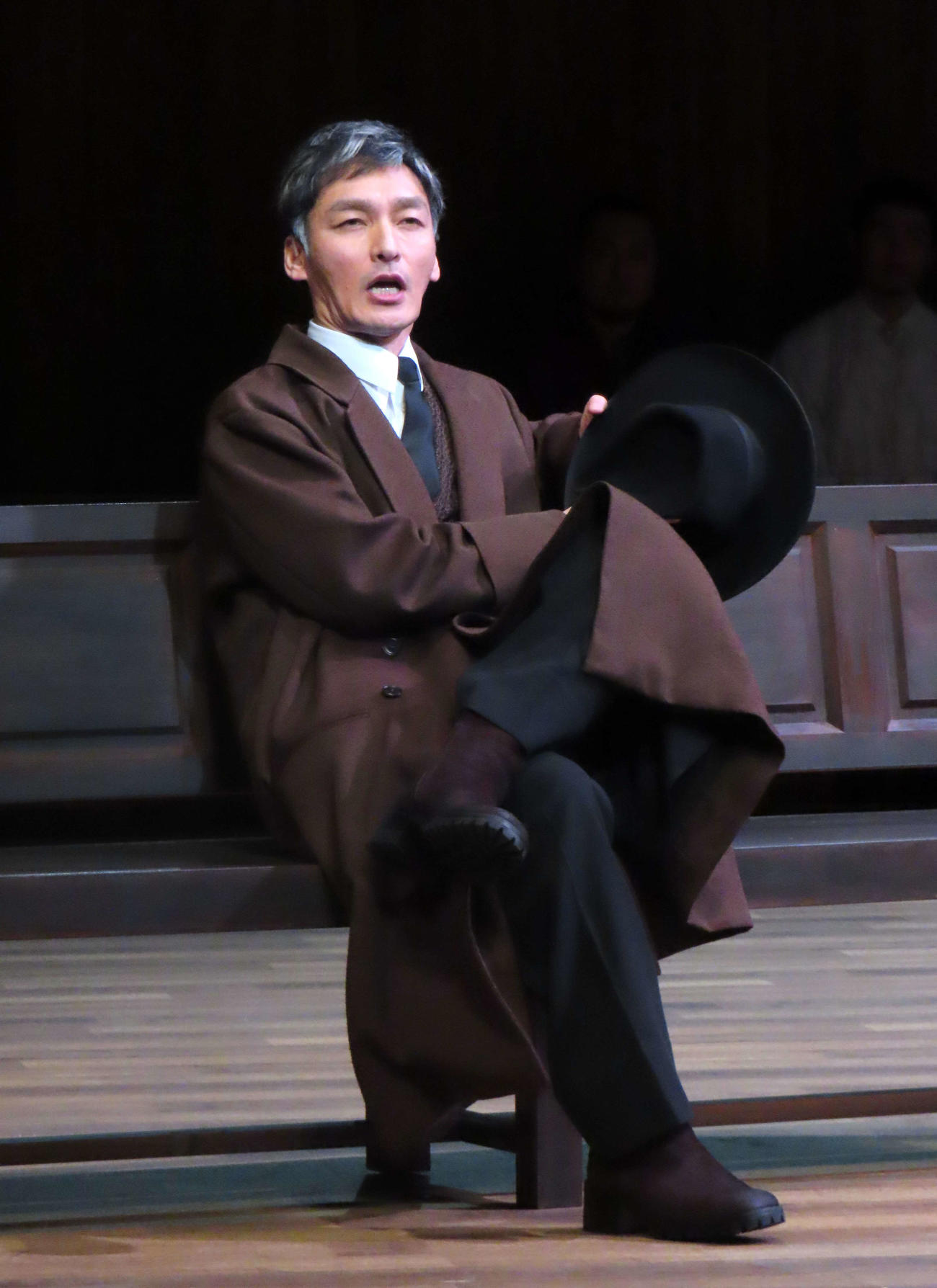 舞台「ヴェニスの商人」公開舞台稽古を行う草なぎ剛