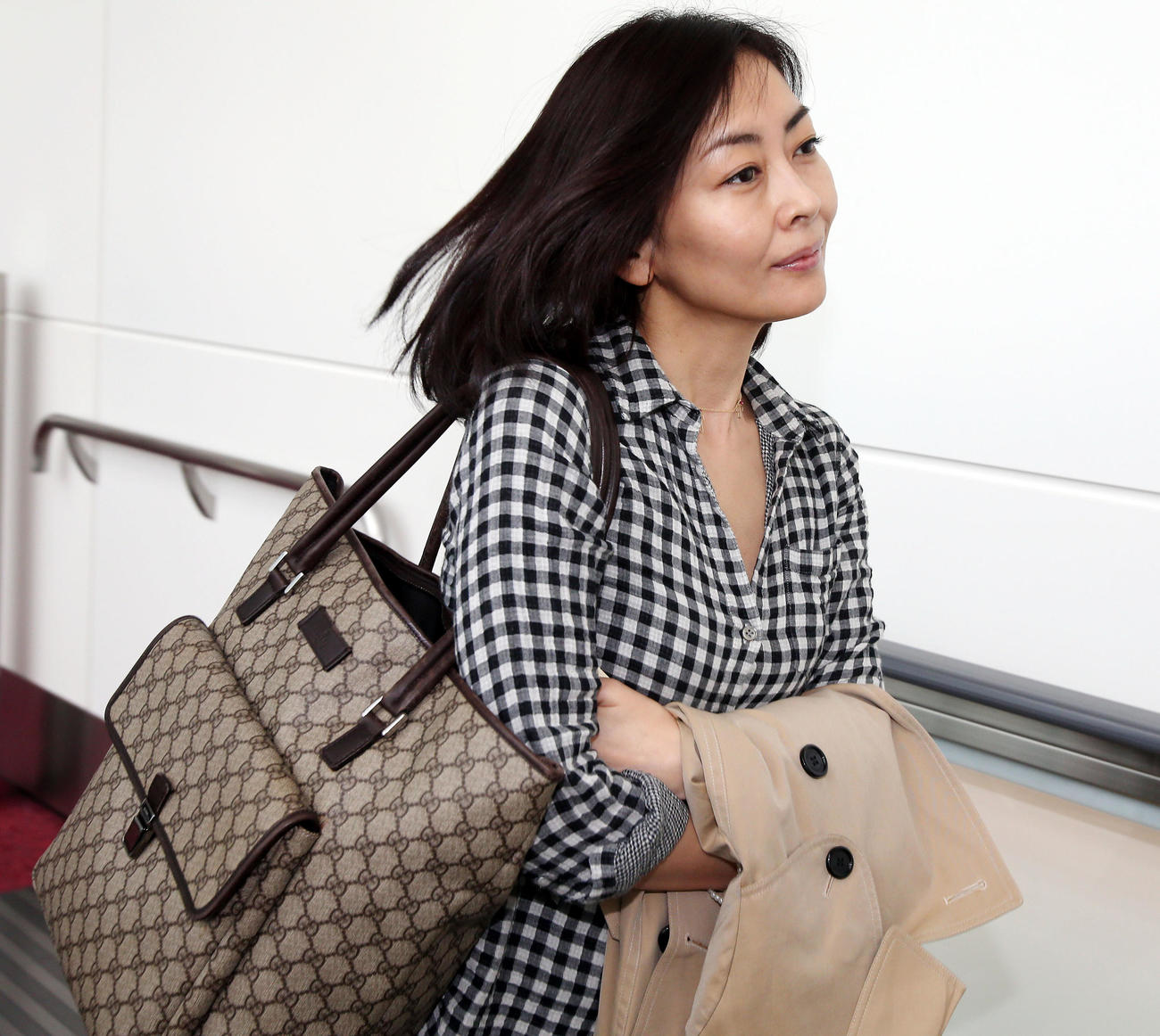 パリから帰国した中山美穂さん（2014年4月撮影）