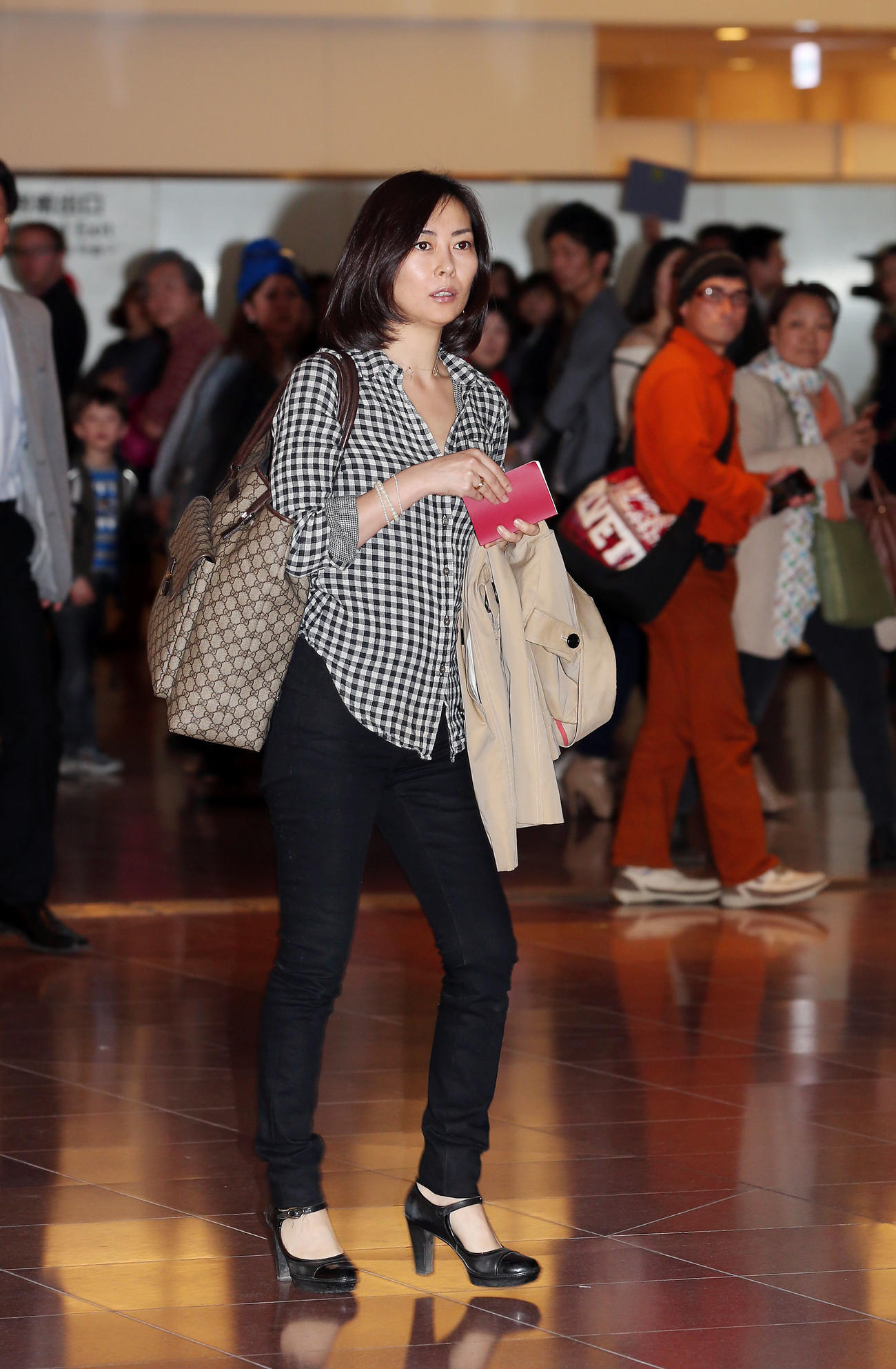 パリから帰国した中山美穂さん（2014年4月撮影）