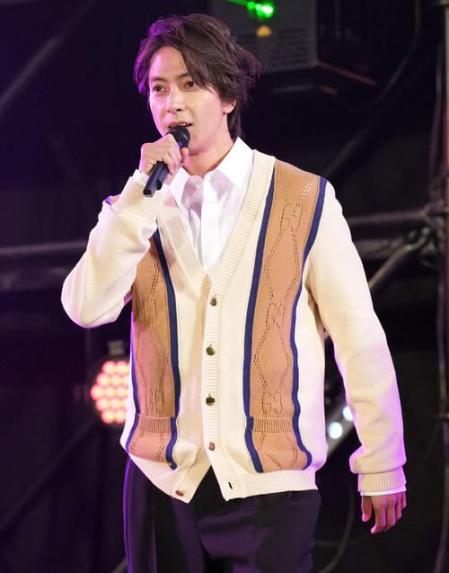 「東京コミコン2024」のオープニングセレモニーに登壇した山下智久（撮影・たえ見朱実）