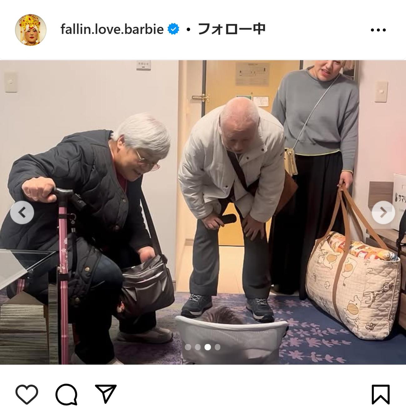フォーリンラブ・バービーのインスタグラムから