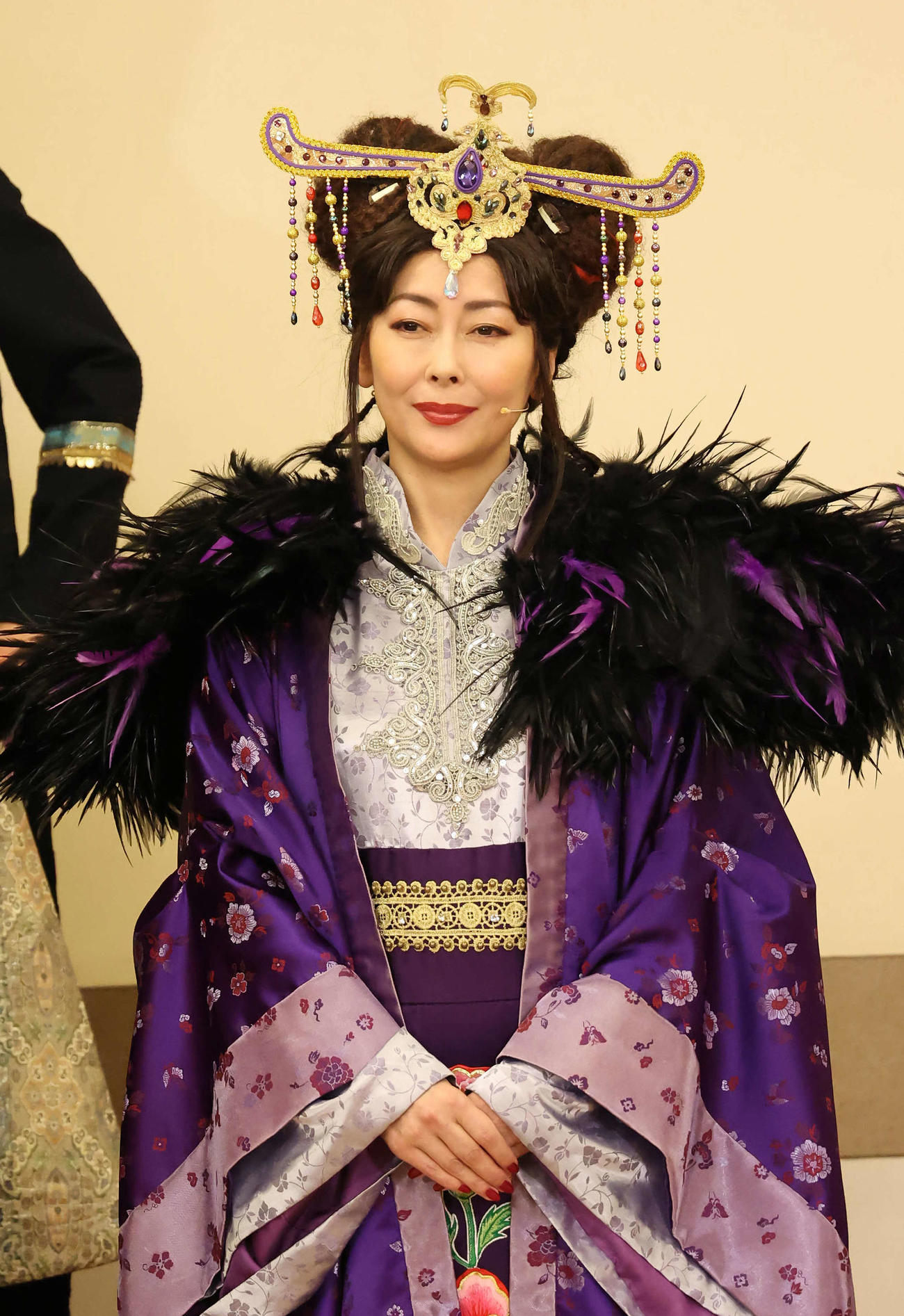 舞台「西遊記」東京公演の初日前会見で登壇した中山美穂さん（2024年1月）
