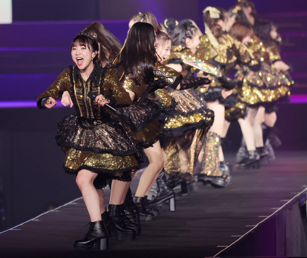 モーニング娘。’24コンサートツアー秋の千秋楽で卒業を迎えた石田亜佑美（撮影・野上伸悟）