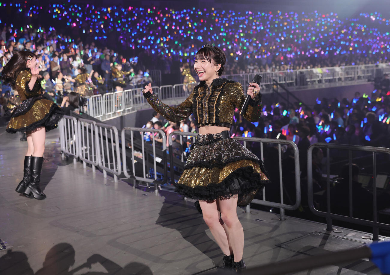 モーニング娘。’24コンサートツアー秋の千秋楽で卒業を迎えた石田亜佑美（撮影・野上伸悟）