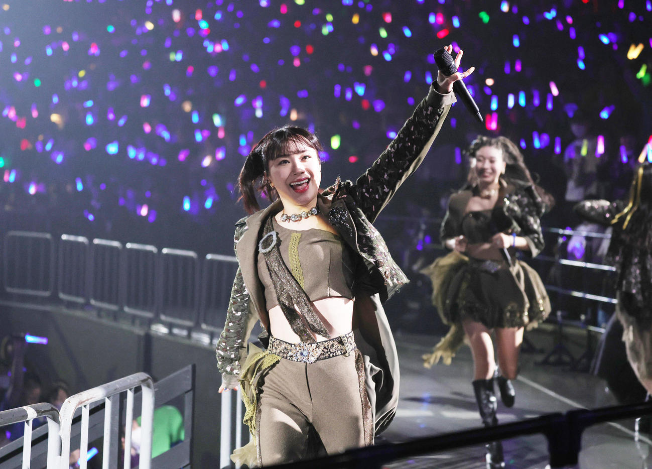 モーニング娘。’24コンサートツアー秋の千秋楽で卒業を迎えた石田亜佑美（撮影・野上伸悟）